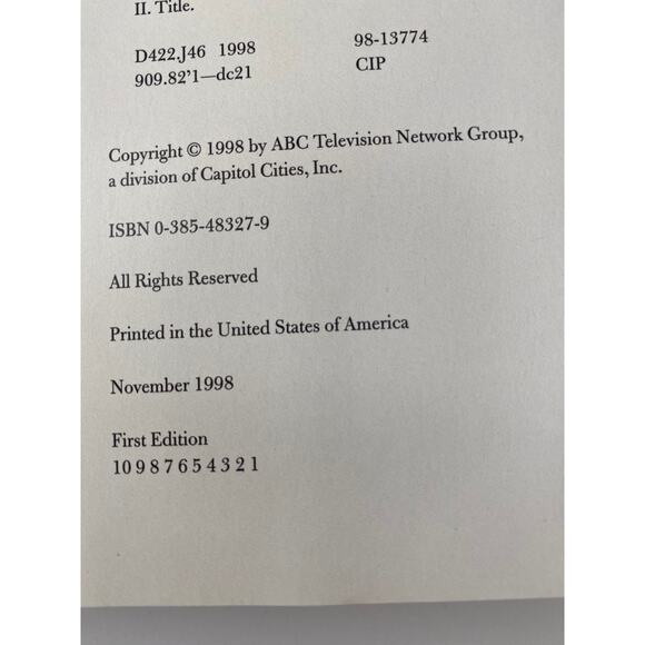 Vintage First Edition coffee table book, "Century" Peter Jennings Todd Brewster - Picture 5 of 9